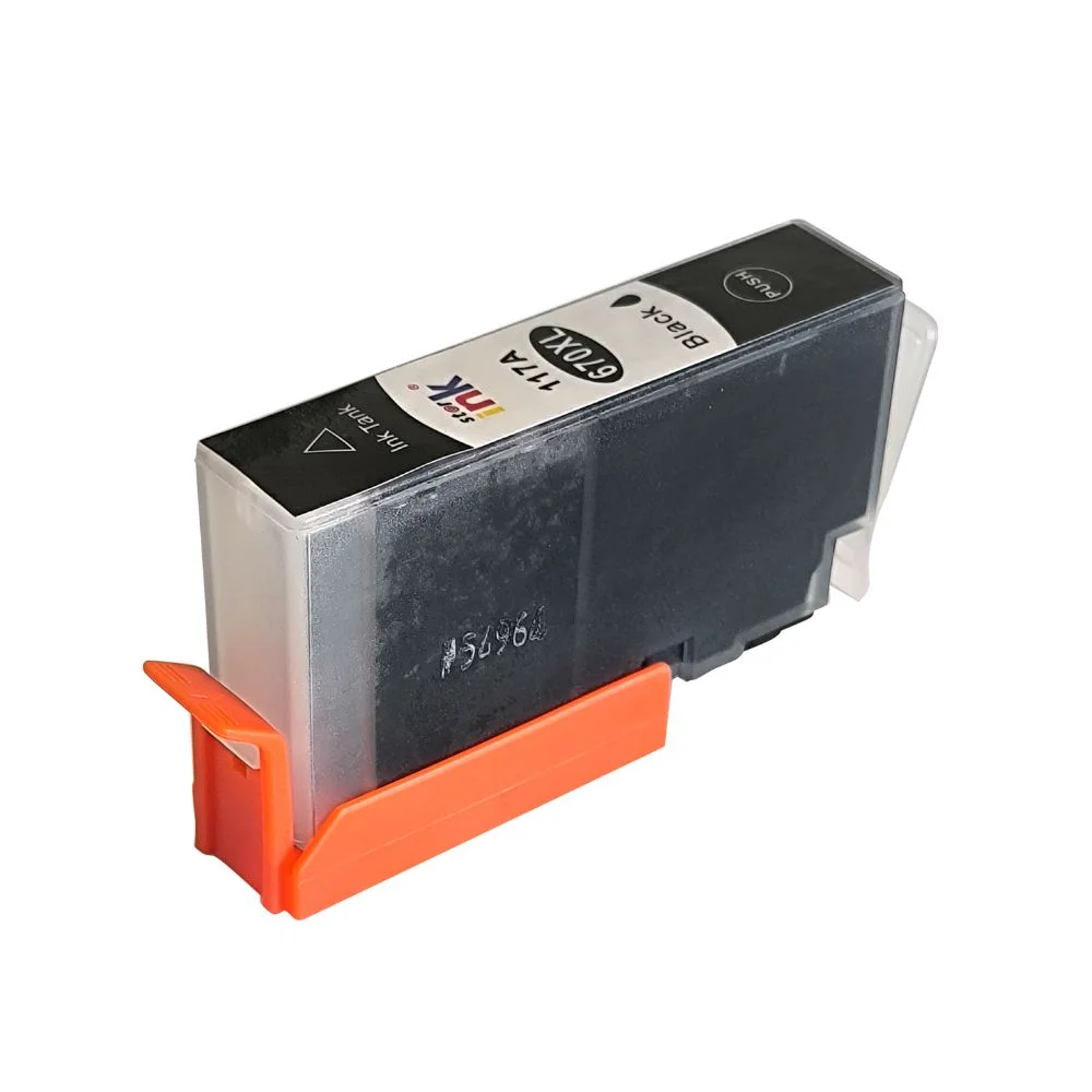 CARTUCHO DE TINTA COMPATÍVEL HP 670XL BLACK 22ML