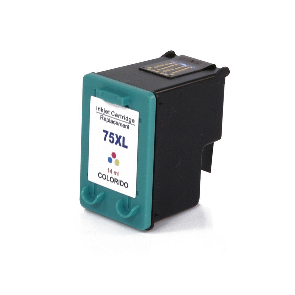 CARTUCHO DE TINTA COMPATÍVEL HP 75XL COLORIDO-ALTO RENDIMENTO E IMPRESSÃO VIBRANTE