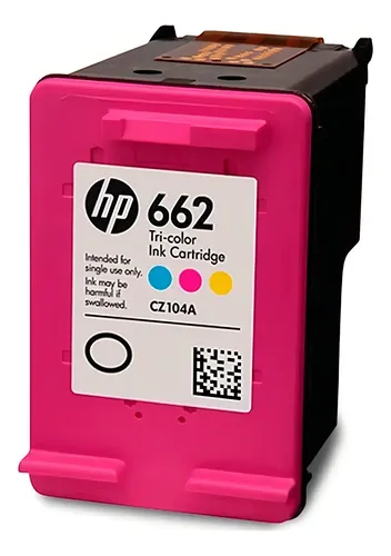 Cartucho HP 662 Colorido Original