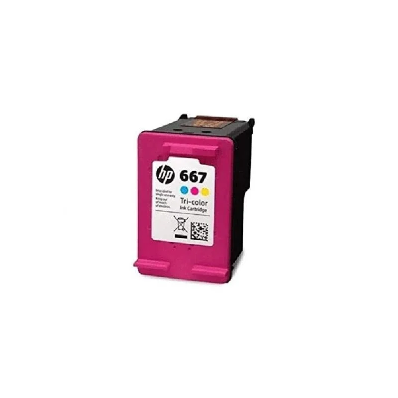 CARTUCHO HP 667 COLORIDO ORIGINAL- 2ML