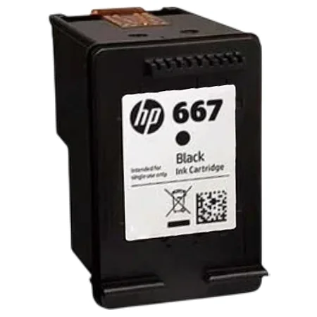 CARTUCHO HP 667 PRETO ORIGINAL- 2ML