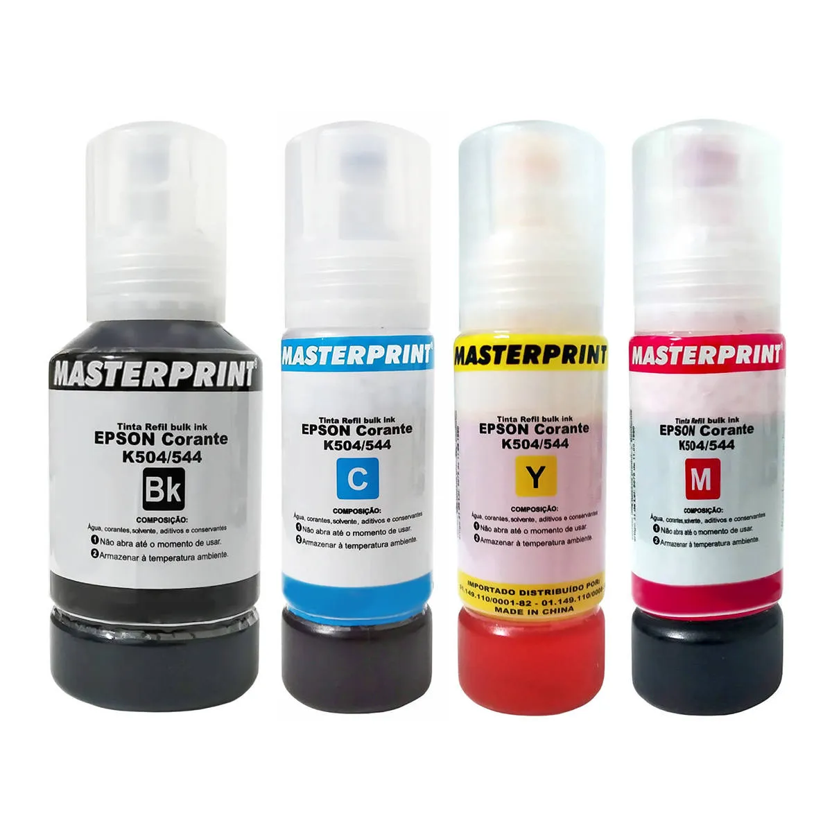 KIT DE TINTA PARA EPSON 504/544 COMPATIVEL