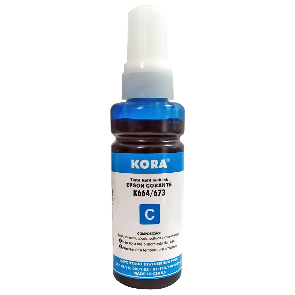 TINTA KORA COMPATÍVEL COM EPSON 664/673 CIANO