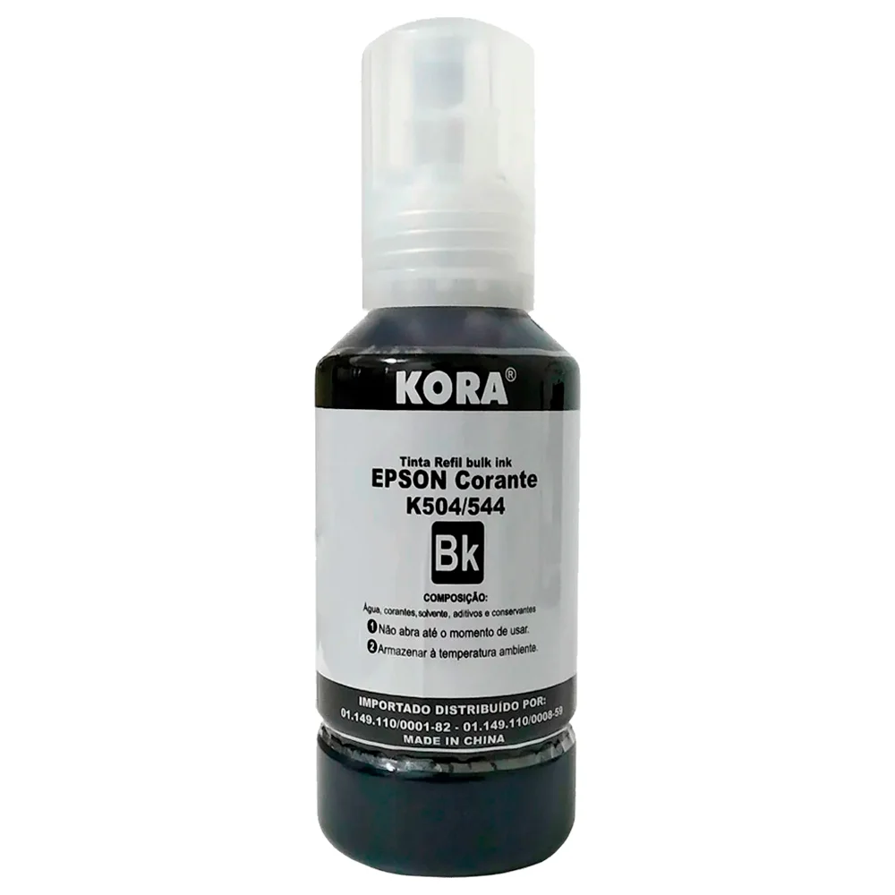 TINTA REFIL BULK INK COMPATÍVEL EPSON SUBLIMAÇÃO – PRETO – 70ML