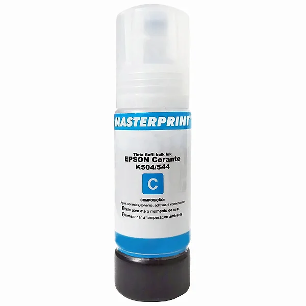 TINTA REFIL BULK INK EPSON 504/544 – CIANO – 70ML