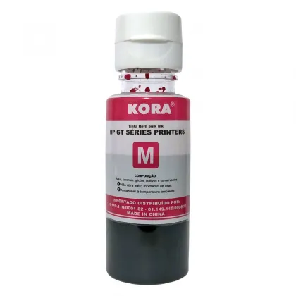 TINTA REFIL BULK INK KORA – HP GT SERIE MAGENTA – 70ML