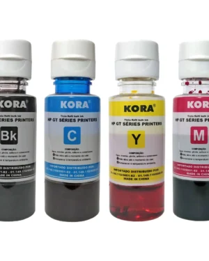 KIT TINTA REFIL COMPATÍVEL C/ HP GT 4 CORES 70ML BULK INK  (ECONOMIA + GARANTIA)