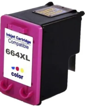CARTUCHO DE TINTA COMPATÍVEL HP 664XL COLORIDO-ALTO RENDIMENTO E IMPRESSÃO DE QUALIDADE