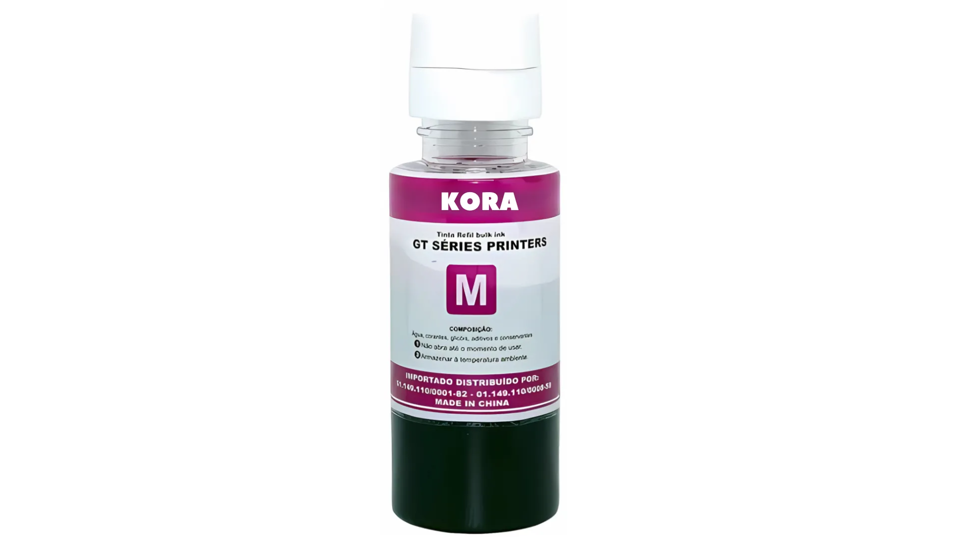 TINTA REFIL BULK INK KORA - HP GT SERIE MAGENTA - 70ML